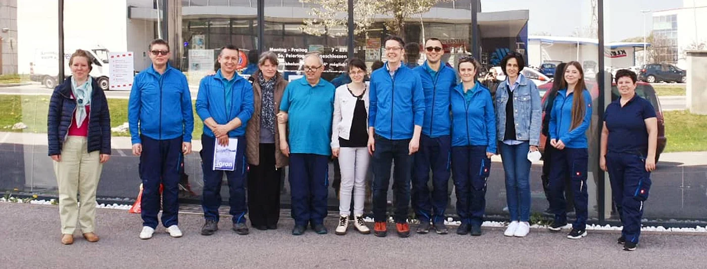 Das Team de Reinigungsfirma Recla in Wien