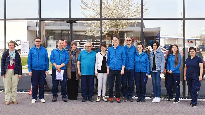 Das Team de Reinigungsfirma Recla in Wien