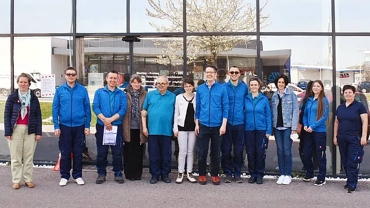 Das Team de Reinigungsfirma Recla in Wien