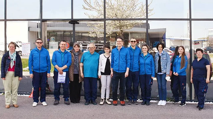 Das Team de Reinigungsfirma Recla in Wien